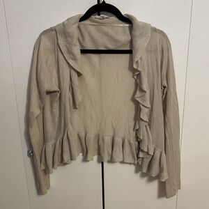 Fossil Cream Knit Cardigan